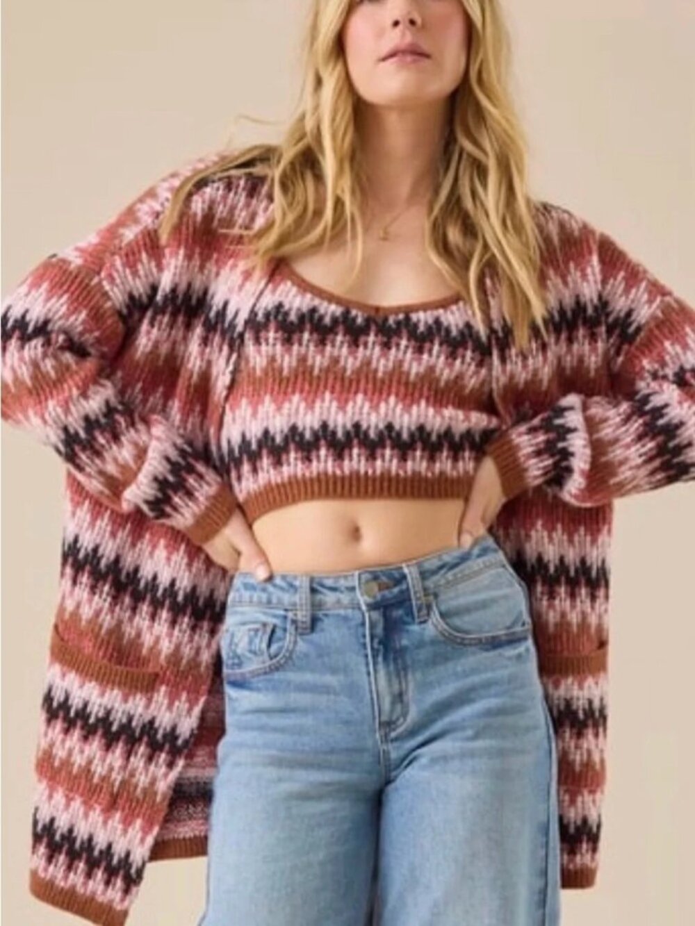 NWOT Altar'd State Sweater Set